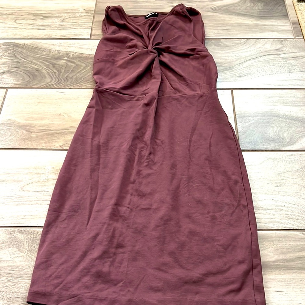 Express dress in dusty rose